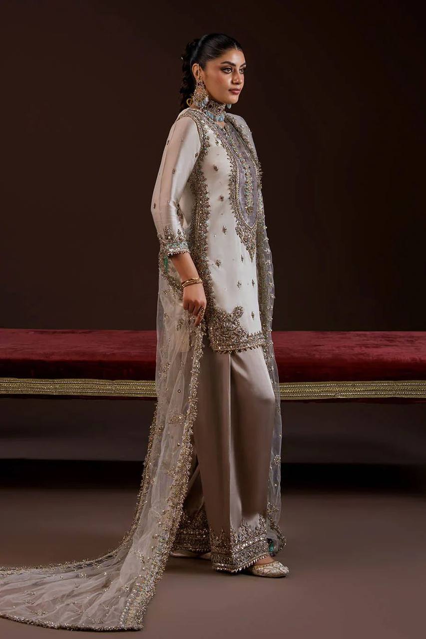 for this eid 🌙 our sequence embroidery worked top, plazzo and dupatta