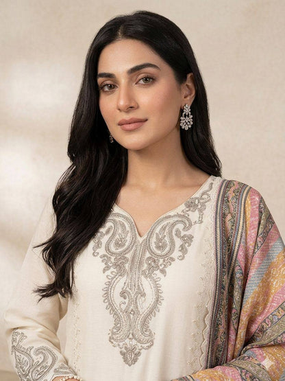 Women’s Wedding Wear Star Georgette Suit Set with Embroidered Dupatta | Sequence Work Top Palazzo Set