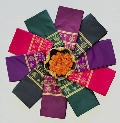 Women’s Soft Lichi Silk Saree with Rich Pallu & Jacquard Work | Traditional Festive Silk Saree Collection