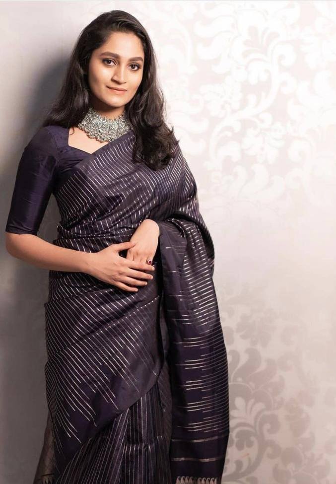 women’s soft lichi silk saree with rich pallu & jacquard weaving | elegant traditional saree collection
