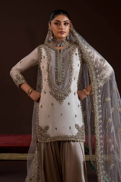FOR THIS EID 🌙 OUR SEQUENCE EMBROIDERY WORKED TOP, PLAZZO AND DUPATTA