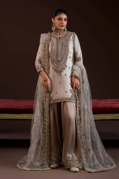 FOR THIS EID 🌙 OUR SEQUENCE EMBROIDERY WORKED TOP, PLAZZO AND DUPATTA