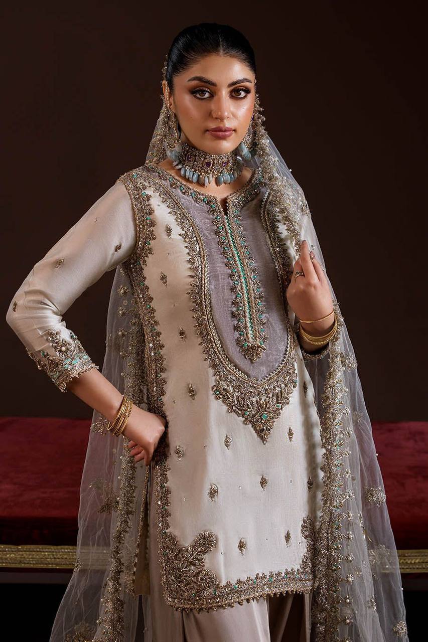 for this eid 🌙 our sequence embroidery worked top, plazzo and dupatta