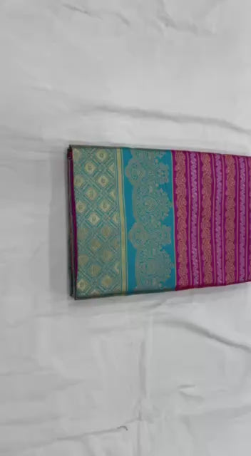 Women’s Soft Lichi Silk Saree with Rich Pallu & All Over Jacquard Work | Traditional Festive Saree